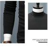 Long Sleeve T-shirt Thermal Underwear Tops Men Winter Clothes Thermal Shirt Autumn Men's Winter Tights High Neck Thin Slim Fit