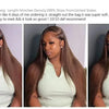 #4 Chocolate Brown Straight Human Hair Wig Chocolate Brown Straight 13x6 Lace Frontal Human Hair Wig 200 Density For Women