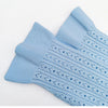 ZJYT Women's Knitted Dress Set 2 Piece Spring New Flare Sleeve Sweater and Long Skirt Suit Elegant Female Party Outfit Blue 2026