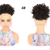 Synthetic Afro Puff Drawstring Ponytail Hair Bun 10 Inch Short Afro Kinkys Curly Afro Bun Extension Hairpieces Large Size