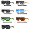 Modern Luxurious Sunglasses for Men Women Square Gradient Designer Unisex Brand Glasses Glamour Fashion Shades UV400
