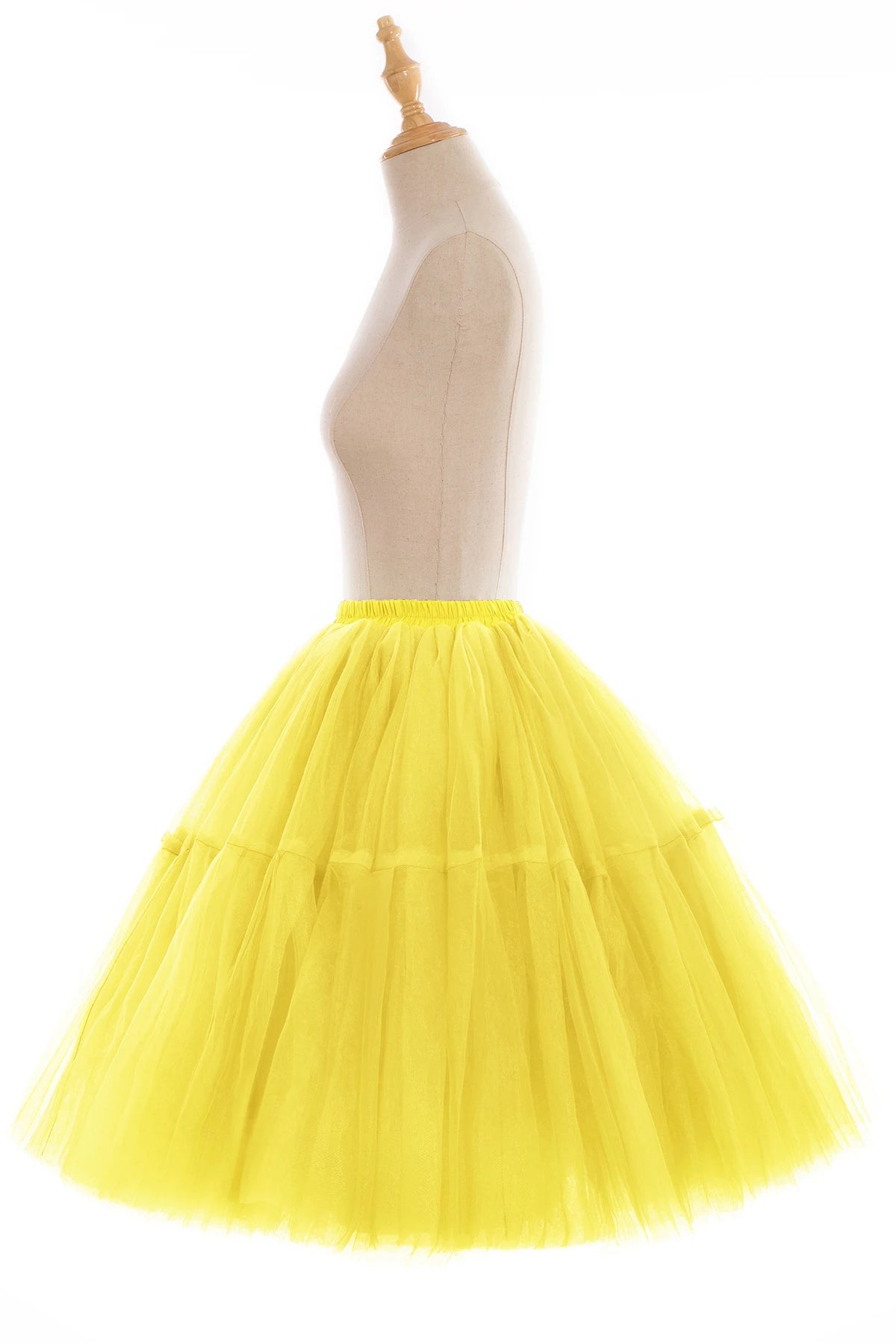 Multi-layer Tulle Tutu Skirts Fuchsia 6 Layers Fluffy Petticoat Underskirt Princess Ball Gown Women Halloween Party Skirt