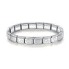 Hapiship 2024 Women's Jewelry 9mm Width Itanlian Elastic Star Heart Butterfly Charm Bracelet Fashion Stainless Steel Bangle ST-