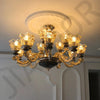 Kronleuchter Wohnzimmer Groß Luxus Kristall Lampe Esszimmer Schlafzimmer Dekoration Französischer Retro Kronleuchter Beleuchtung