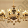 Kronleuchter Wohnzimmer Groß Luxus Kristall Lampe Esszimmer Schlafzimmer Dekoration Französischer Retro Kronleuchter Beleuchtung