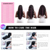 Wear And Go Water Wave Bob Lace Perücke für Frauen gelockt 6x4 Glueless Echthaar Perücke 4x4 Ready To Go Echthaar Perücken Pre-Cut Lace Perücke