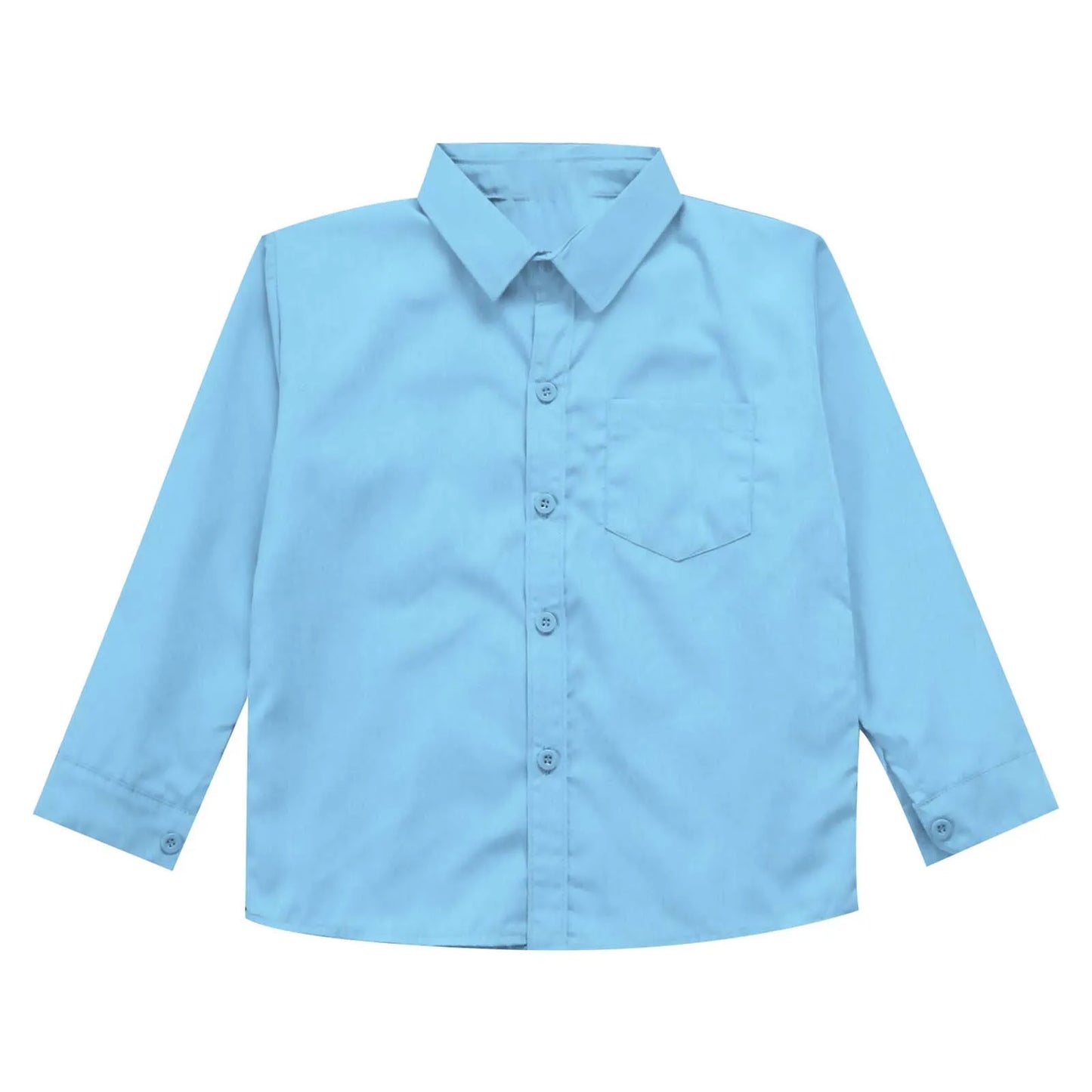 Autumn Kids Shirts for Boy Casual Gentleman Formal Dress Shirt Button-Down Shirt Handsome Boy Long Sleeve Tops Children Clothes