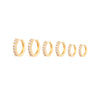 CRMYA Gold Silber gefüllt 16mm 14mm 12mm Blumen baumelnde Ohrringe Zirkonia Creolen für Damen Mädchen Schmuck Großhandel