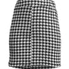 Qianniao style elegant elastic waist half skirt, hip hugging high waist short skirt