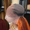 4/350 Piano Color Kinky Straight 13x6 Lace Frontal Human Hair Wigs Highlight Ginger Orange Brown Color Remy 13x4 Lace Front Wig