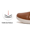 HOBIBEAR Minimalistische Schuhe für Herren und Damen, weite Zehenbox, Barfuß-Schuhe, Zero Drop, Freizeit-Sneaker aus Kunstleder, leichte Walking-Sneaker