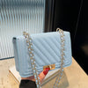 Fashionable Mini Quilted Embossed Chain Shoulder Bag Simple And Versatile Diagonal Crossbody Bag For Women Square Handbag