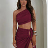 Dulzura Women 2024 Summer Tank Tops Long Skirts Party Club Vacation Two Piece Matching Sets Outfits Wholesale Items For Business