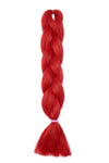 S-noilite Box Braiding Hair Pre Stretched Ombre Jumbo Braids Synthetic Braiding Hair Red Pink Blue Gray 24 Inch Hair Extensions
