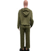 CM.YAYA Long Sleeve Women Set Loose Long Sleeve Hoodies Pant Suits 2024 Spring 2 Two Piece Sets Sporty Tracksuits Street Outfits
