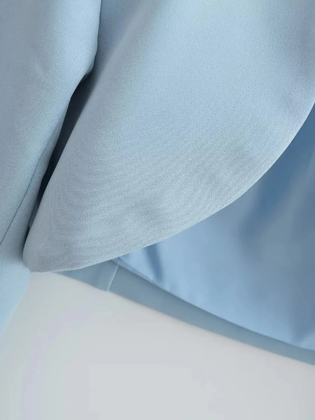 2023 Herbst V-Ausschnitt Offene Nähte Cropped Blazer Damen Langarm Kurze Anzüge Mode Oberbekleidung