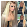 1B 613 Body Wave Human Hair Wig 13x6 Hd Lace Frontal Wig Brazilian 2 Tone Dark Root Ombre Blonde Lace Front Wigs For Black Women