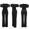 Sexy Jumpsuit mit Slash-Ausschnitt, figurbetont, für Damen, Overall, Rose, Einteiler, Damen, Club-Overalls, Promi-Outfits, Party, Sexy Rompers