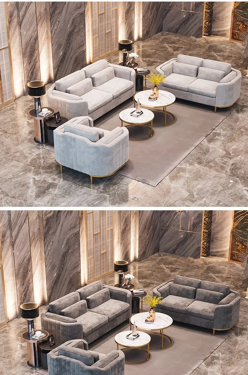 Moderne elegante Wohnzimmer Sofas Designer Grüne Boden Sessel Sofagarnituren Lounge Schnittsofas Divani Da Soggiorno Schlafzimmermöbel