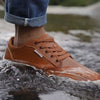 HOBIBEAR Minimalistische Schuhe für Herren und Damen, weite Zehenbox, Barfuß-Schuhe, Zero Drop, Freizeit-Sneaker aus Kunstleder, leichte Walking-Sneaker