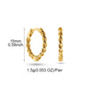 CRMYA Gold Silber gefüllt 16mm 14mm 12mm Blumen baumelnde Ohrringe Zirkonia Creolen für Damen Mädchen Schmuck Großhandel