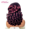 100 % vietnamesische Echthaarperücken, 250er Dichte, Ombre, Double Drawn, Bouncy Curly, Loose Wave, 13x4 HD Lace Front, klebefreie Perücke, vorgezupft