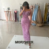 MORYHEER Exquisite Pearls Prom Dresses Sweetheart One-shoulder Mermaid Pageant Party Gown Vestidos De Gala Customized Plus Size