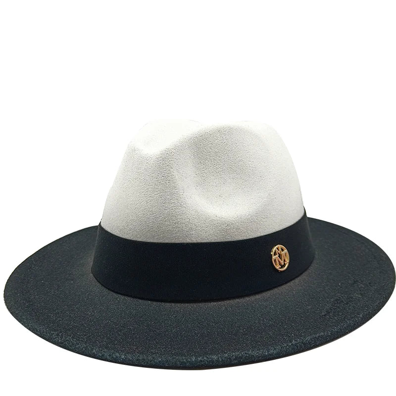 Low price wholesale Fedora hats men's and women's jazz hats red and white new tie dyed Fedora hats autumn classic hats sombrero