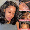 Short Bob Wig Body Wave 13x4 Glueless Wig Human Hair Brazilian Ready To Wear 4x4 Lace Frontal Closure Wig for Women Preplucked