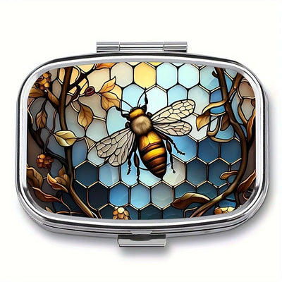 Reisekoffer, hübsche, farbige Medikamenten-Metallschmuck-Organizer, Haushalts-Halter, Eisenschrank, kleine Pillendose