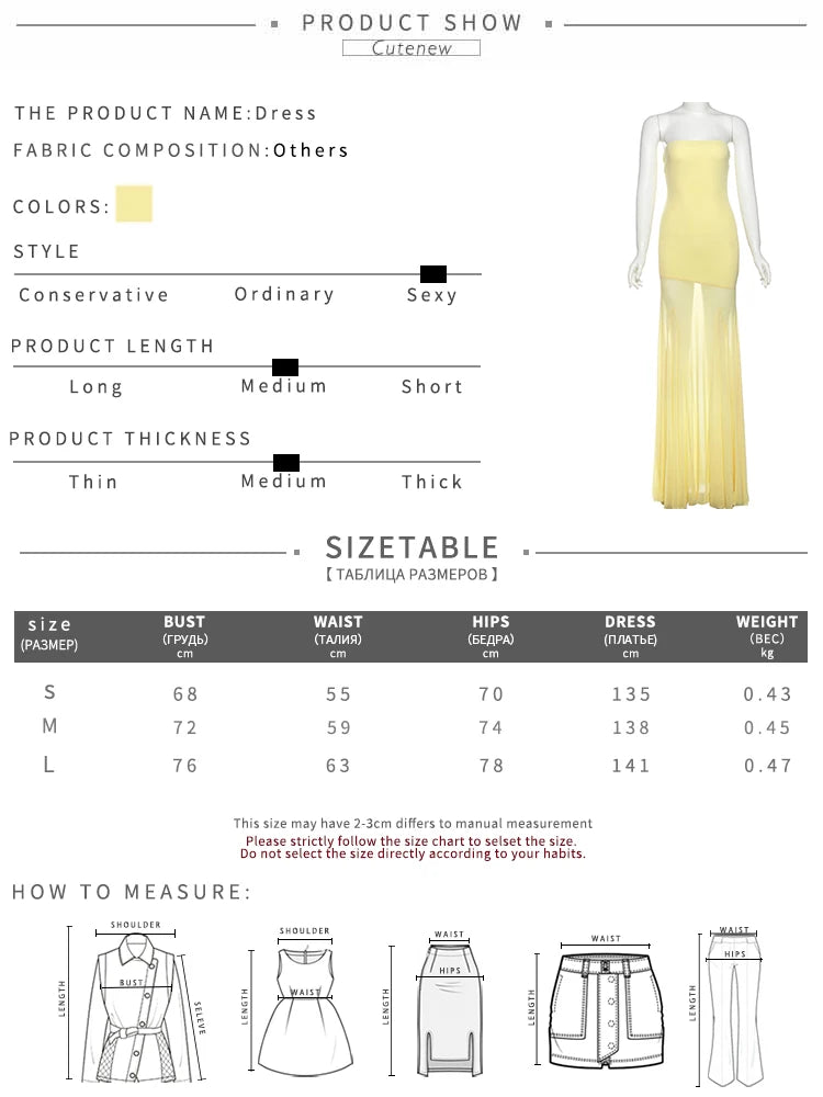 Weird Puss Patchwork Transparente Kleid Damen Elegant Einfarbig Plissiert Trägerlos Ärmellos Rückenfrei Schmal Bankett Party Vestidos
