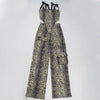 Two Pieces Women Pant Sets Print Matching Set Drawstring Pockets Sleeveless Top Elastic Waist Pants Slim Fit Casual 2026 Spring