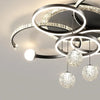 Moderne minimalistische LED-Deckenleuchte, personalisierte kreative Ring-Wohnzimmerleuchten, goldene Atmosphäre, Schlafzimmer-Arbeitszimmer-Kronleuchter