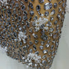 High Quality Sparkling Rhinestone Sexy See Through Blackless Top Skirt Two Pieces Set Woman Luxury Birthday Evening Party Gowns
