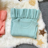 YuooMuoo Chic Fashion Sexy Package Hips Ruffled Mini Dress Women Summer Slim Elastic Knitted Party Dress Streetwear Lady Outfits