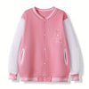 Women Bomber Jackets 2024 Fall Winter Fashion Baseball Uniform Oversize Coats Student Couple Harajuku Loose Jacket Streetwear