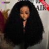 Jerry Curly 450 Density Glueless Lace Frontal Wig Human Hair Ready To Wear 360 HD Lace Frontal Wigs Pre Plucked Hair For Women
