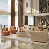 Elegant Luxury Modern Sofa Designs Royal Set Designer Leather Sofa Lounge Loveseat Divano Soggiorno Living Room Furniture