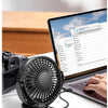 TOPK Mini Portable Clip on Fan,USB Desk Fan,3 Speeds Quiet Wind 720° Rotate Personal Electric Fan,Standing fans for Room Home