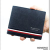 Short Men Wallets Zipper Coin Pocket Slim Card Holder Name Engraved Luxury Male Purses High Quality PU Leather Men's Wallet