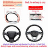 Cute Cartoon Plush Kitten Warm Car without Inner Ring Steering Wheel Cover Car Accessories Suitable for 14.5-15INCH