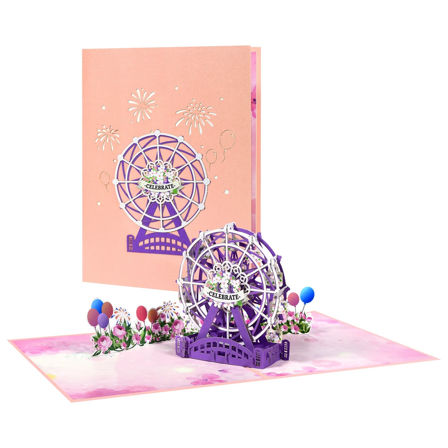 Valentinstag Geschenk 3D Pop Up Karte Jahrestag Hochzeit Geburtstag für Ehefrau Ehemann Grußkarten mit Umschlag und Notizkarte