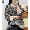 High-End 100% Ziegenwollpullover Damen Stehkragen lockerer Pullover Herbst Winter neuer Stil im Western-Look mit Verjüngungseffekt