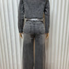 Streetwear Denim 2 Piece Sets Women Outfit Autumn Clothes Women Long Sleeve Jean Short Jacket Straight Jeans Pant Sets Tracksuit