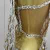 Sexy Sparkly Sequin Diamond Mesh Transparent Two Piece Set Women Celebrate Evening Party Birthday Dress Stage Photo Shoot Wear
