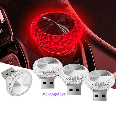 Tragbare Auto USB Umgebungslicht Mini LED Dekorative Atmosphärenlampen Für Auto Innenraum Umgebungslicht Computerlicht Plug Play