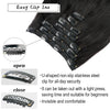 Doreen 160G 200G 240G Volume Series Brazilian Machine Remy Straight Clip In Human Hair Extensions  Full Head 10Pcs 16 to 24 Inch