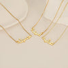 Customized Arabic Name Custom Necklaces for Women Personalized Stainless Steel Gold Chain Choker Islamic Necklace Jewelry Gift