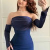 Maßgeschneidertes Meerjungfrauen-Abendkleid Party Klassisches Jersey-Kleid Trägerlose Kleider Modern Saudi-Arabien In Farben erhältlich Celebrity Gowns