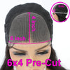 Deep Wave Glueless Wig Human Hair Ready To Wear And Go PrePlucked For Women Precut 6x4 Closure Curly Lace Front Wigs On Sale